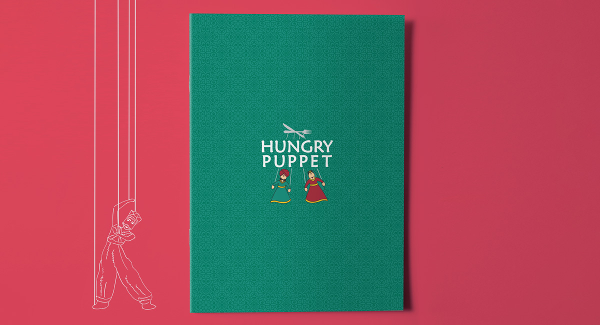 Hungry Puppet Menu Front View