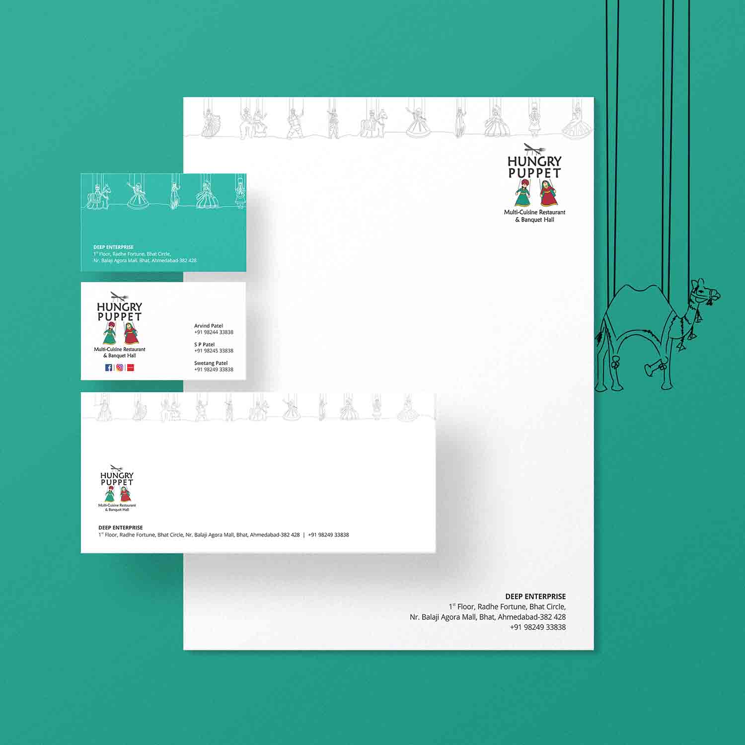 Hungry Puppet Stationery