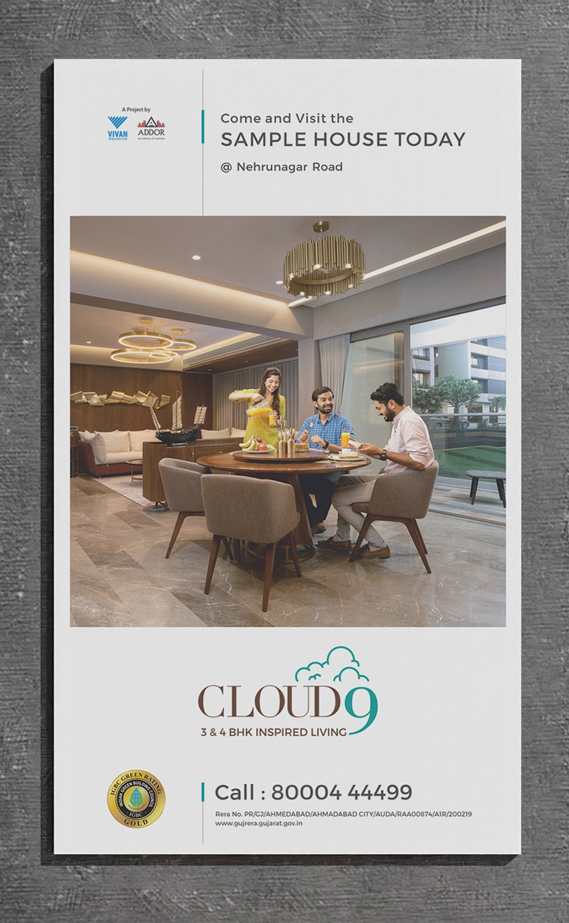 Cloud 9 LED Size Creative Hoarding