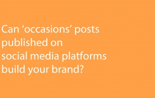 FESTIVAL OCCASIONS AND YOUR BRAND