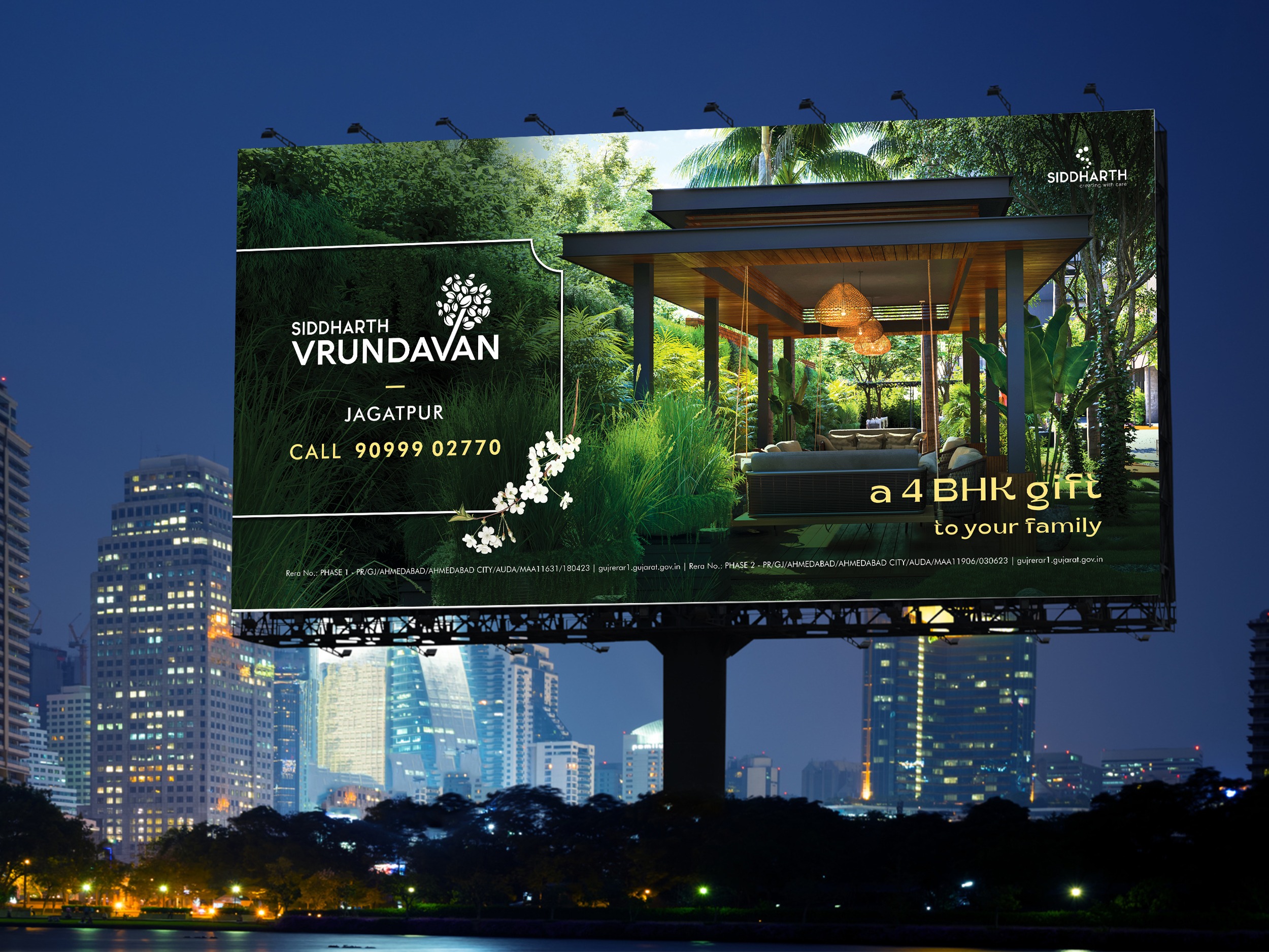 Siddharth Vrundavan Hoarding